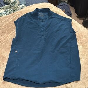 FIGS Rafaela scrub top DEEP REEF